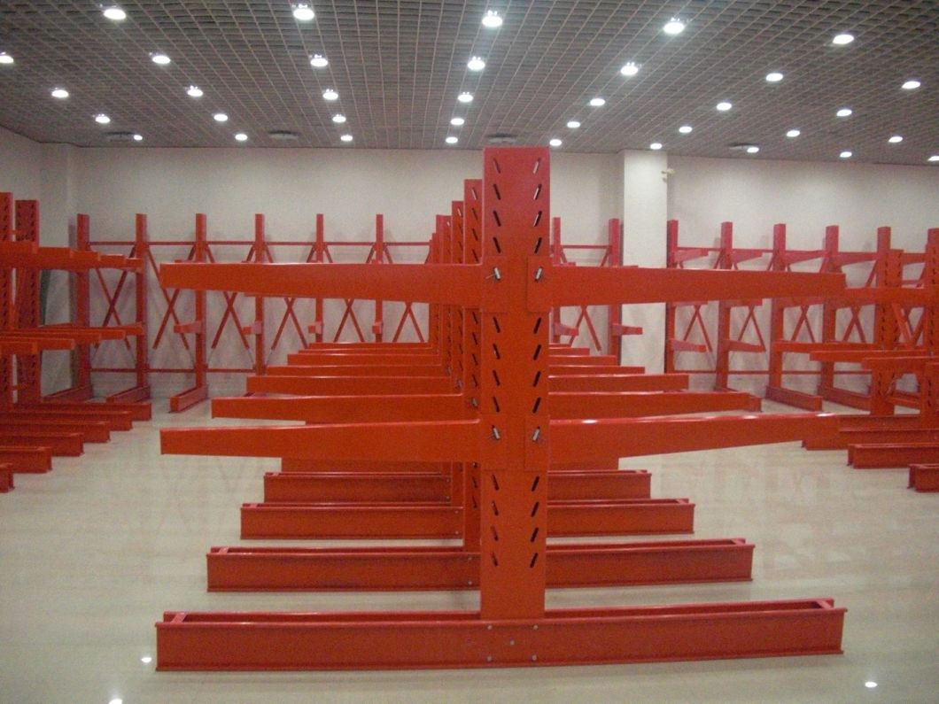 High Capacity Industrial Heavy Duty Storage Metal Cantilever Rack