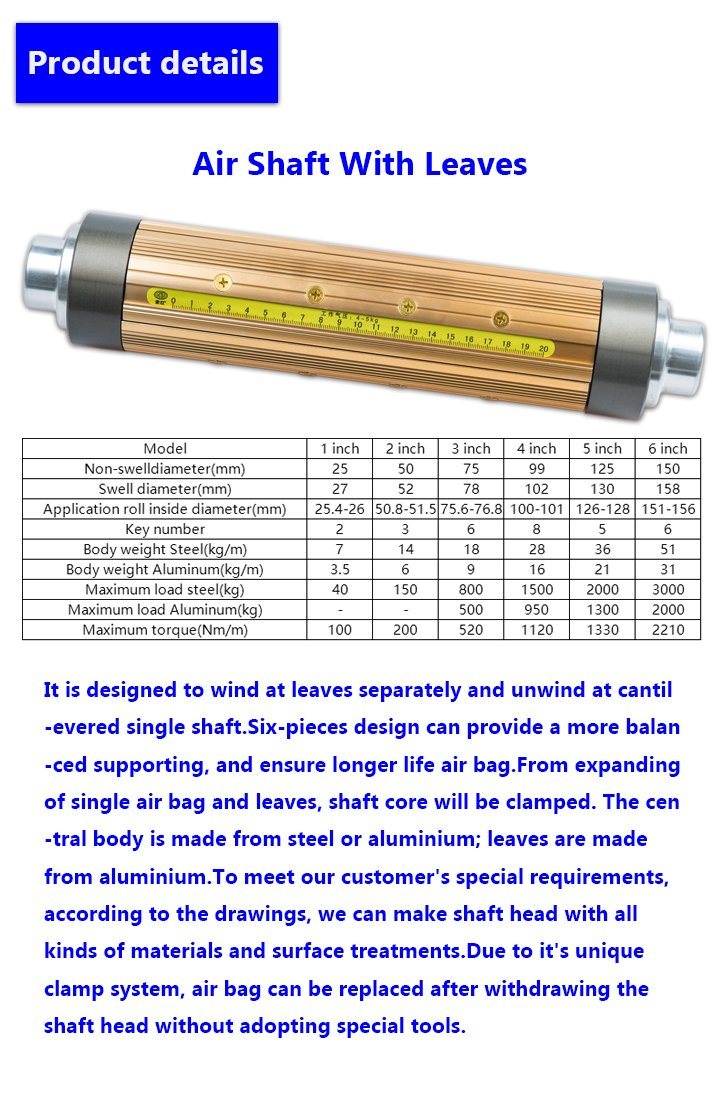 Make 3 Inch to 6 Inch Air Adaptor for Air Expanding Shaft