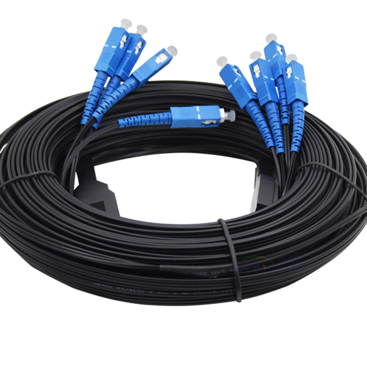 4 Core FTTH Cable Patch Cord Sc-Sc