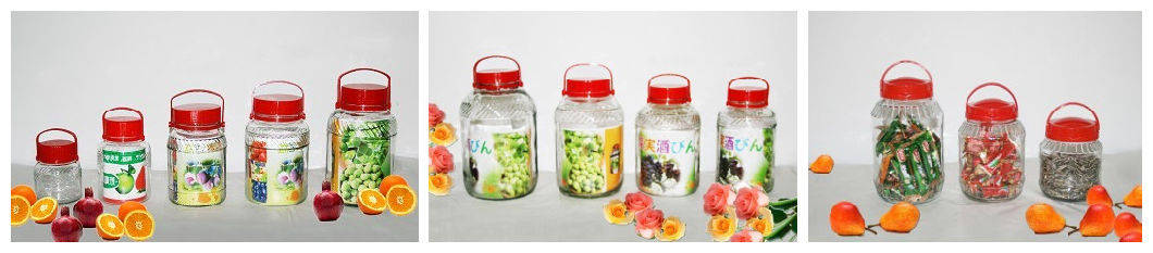 2L-18L Glass Water Bottle Storage Glass Jar for Food