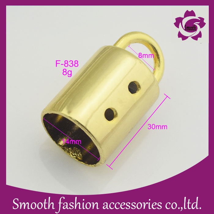 Metal Cord End Stopper Stainless Steel Hardware Rope Bell Shape