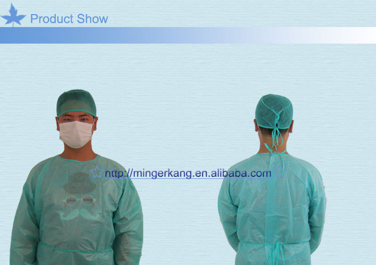 Surgical Gown With Knitted Cuffs (30g) (HYKY-04311)