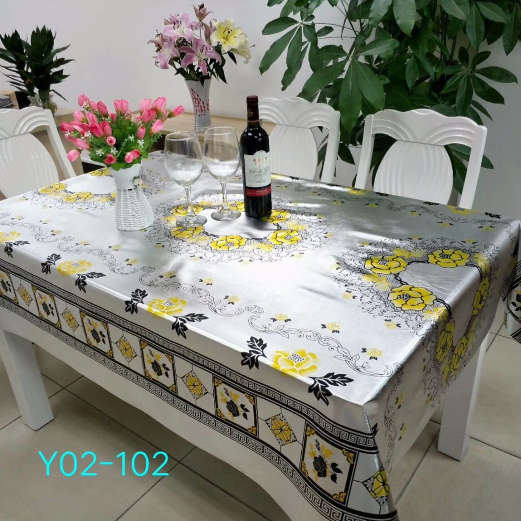 PVC Wipe Clean Dining Oil Proof Table Cloth
