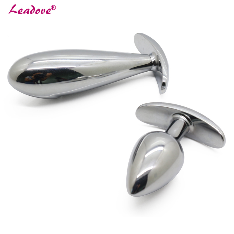 1PCS 2 Models Anal Beads Crystal Jewelry Heart Butt Plug Stimulator Sex Toys Dildo Stainless Steel Anal Plug