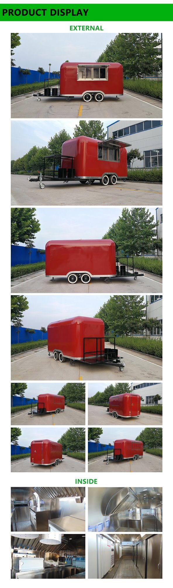 China Innovation New Outdoor Fast Food Van