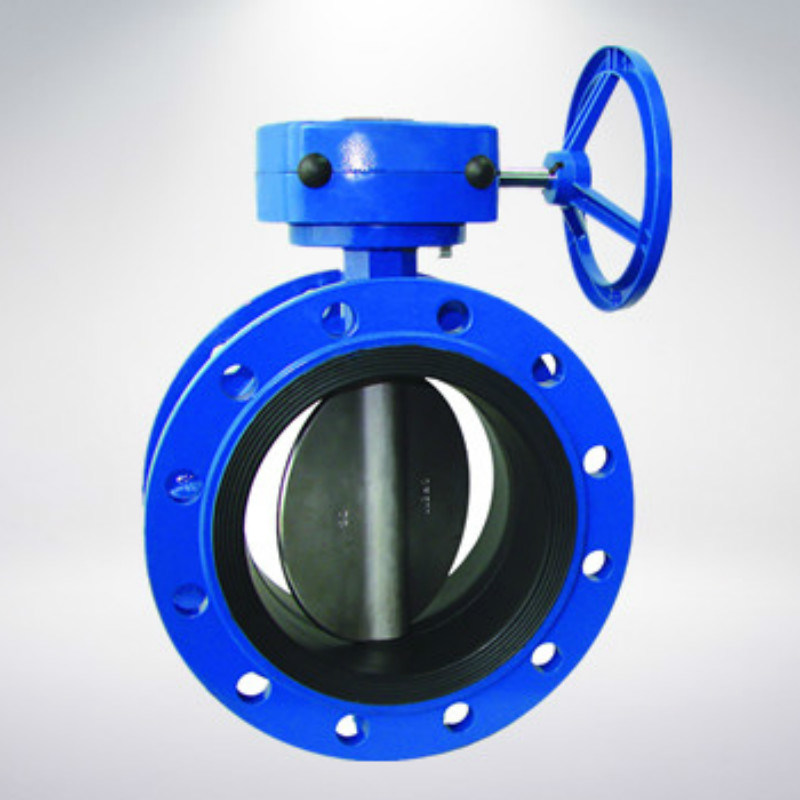 China Manufacturing Cast Iron Pneumatic Flange Type Butterfly Valve