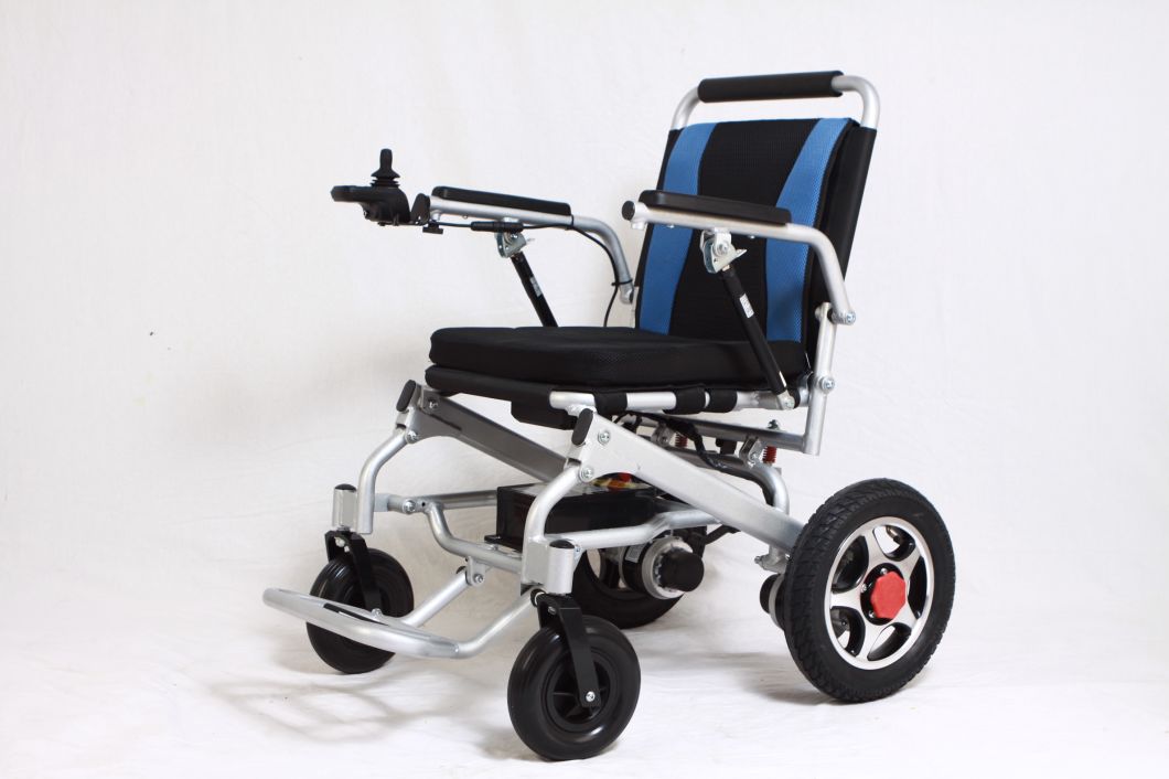 Aerospace Aluminum Alloy Electric Power Folding Wheelchair