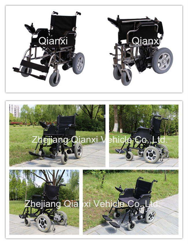 Portable Foldable Electric Wheelchair for Disabled with Ce