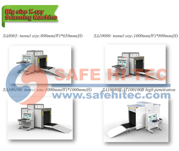 X Ray Baggage and Parcel Scanning Security Inspection Machine to Detect Concealed Narcotics SA100100