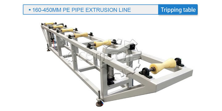 450mm Plastic Water Gas Supply PE LDPE HDPE Pipe Extrusion Machine Line Single Screw Extruder