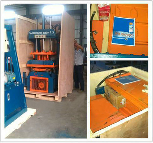 Paver Block Machine Qty2-20 Clay Interlock Brick Making Machine