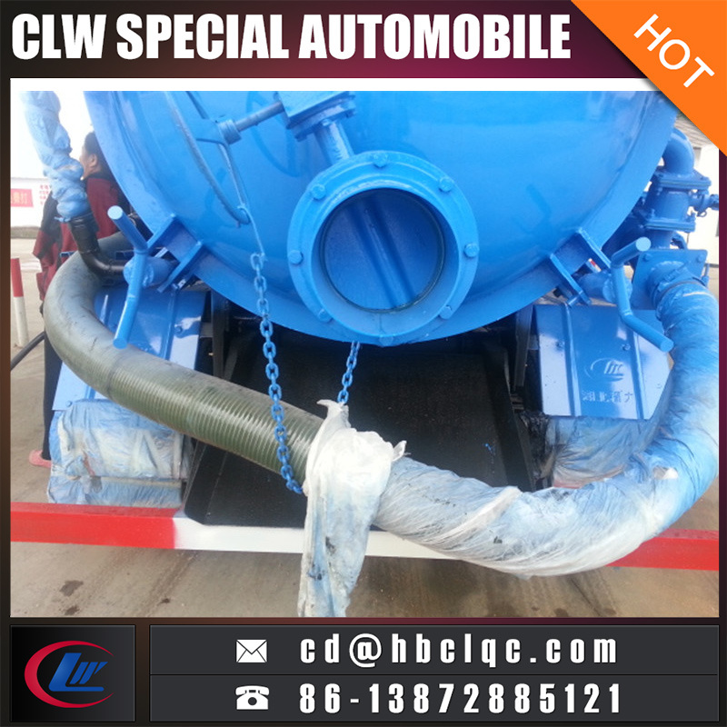 Dongfeng 5m3 4ton Sewage Disposal Truck Sewage Disposal Tank Truck