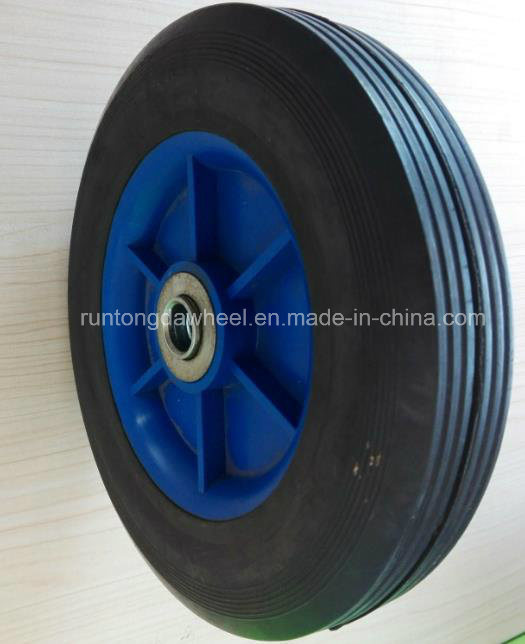 8X1.75'' Industrial Solid Rubber Tires with Centered Hub