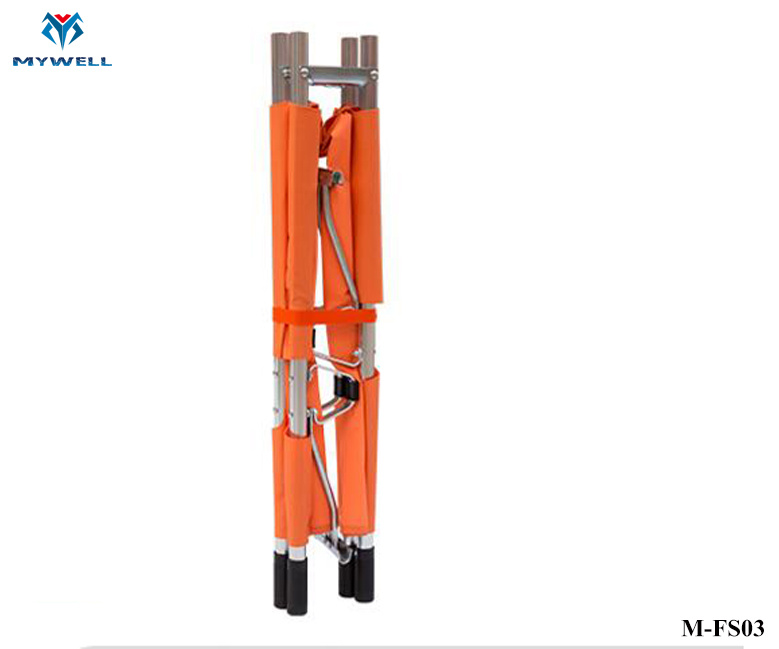 M-Fs03 Aluminum First Aid Folding Pole Emergency Stretcher