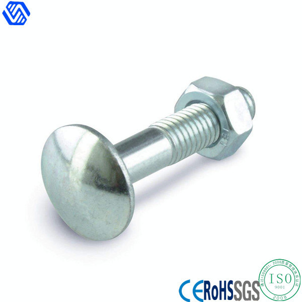 Cup Square Bolts M5 Zinc Plated with Nut