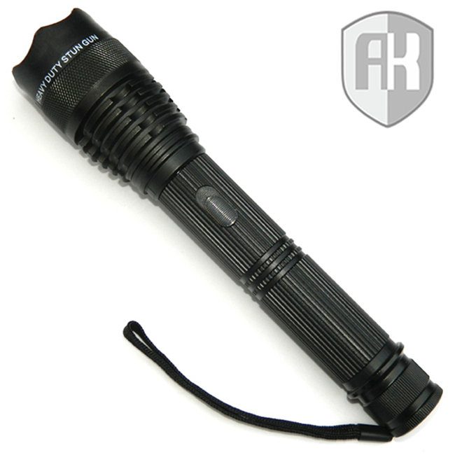 Police Force Tactical Stun Gun LED Flashlight