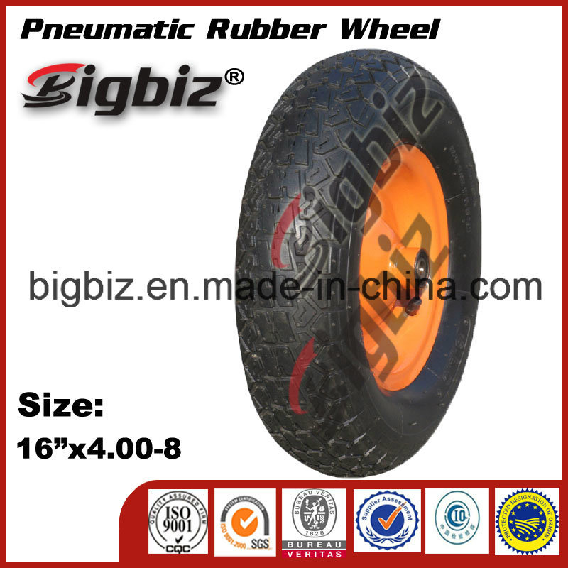 Pneumatic Solid Rubber Wheels for Trash Bin