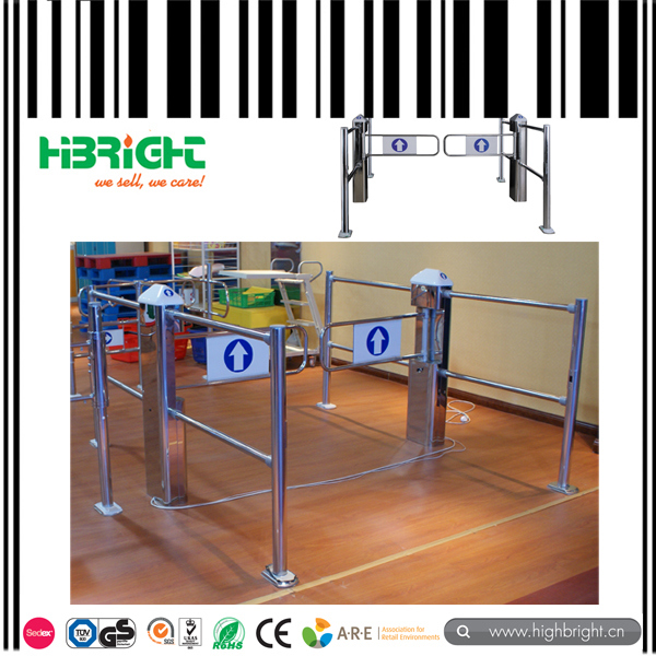 Supermarket Access Control Barrier Automatic Swing Gate