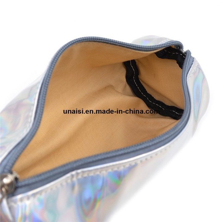 Hologram Laser PU Leather Pen Toiletry Makeup Cosmetic Bag