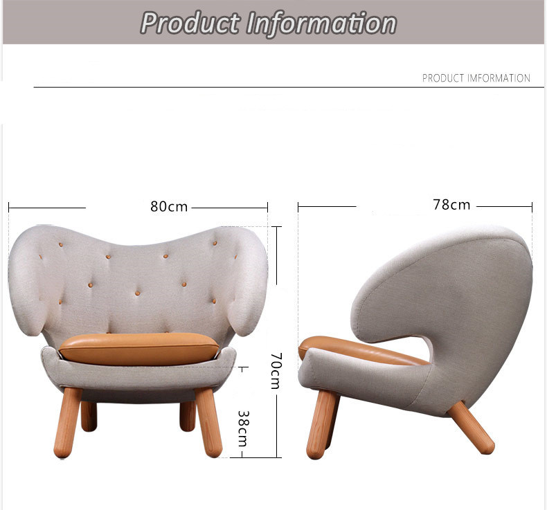 DC1003 Hot Sale Designer Furniture Fiberglass Pelican Chair