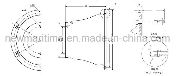 Cone Rubber Fender, Airbag, Parts for Marine Dock and Boat