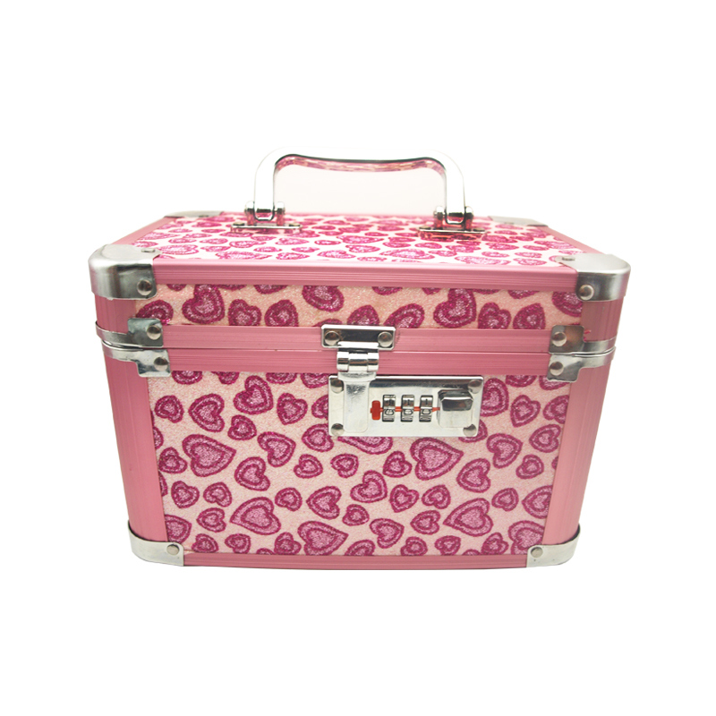 Small Aluminum Vanity Makeup Cosmetic Box (HB-2021)