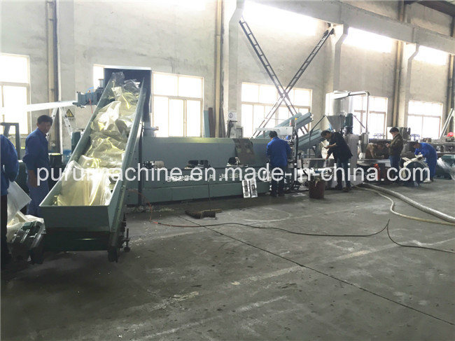 Plastic Granulator Recycling System for LDPE Film Pelletizing