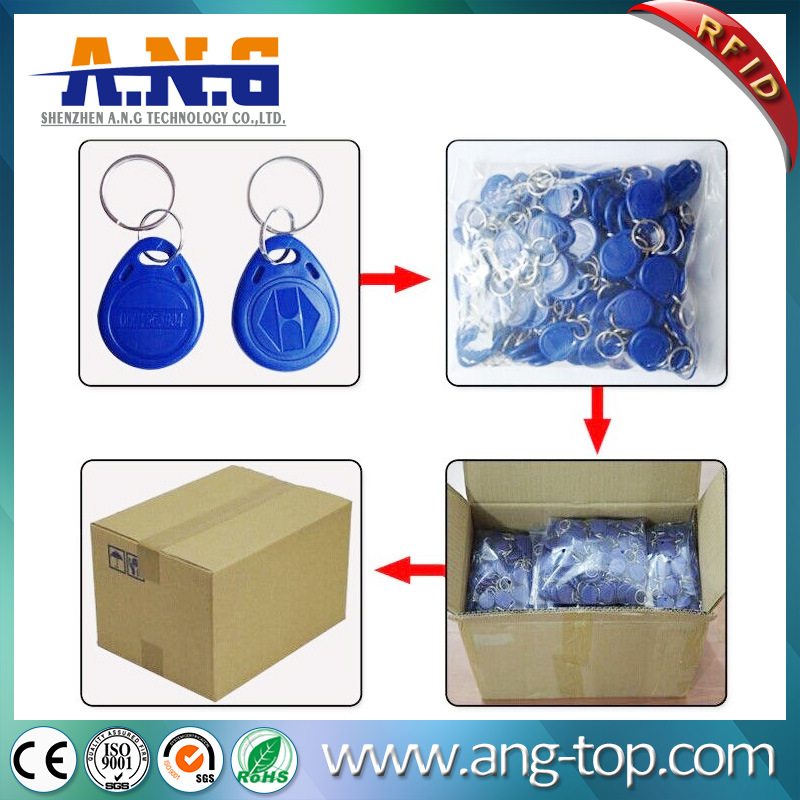 13.56MHz Waterproof Mf 1K Plastic Contactless RFID Keyfob