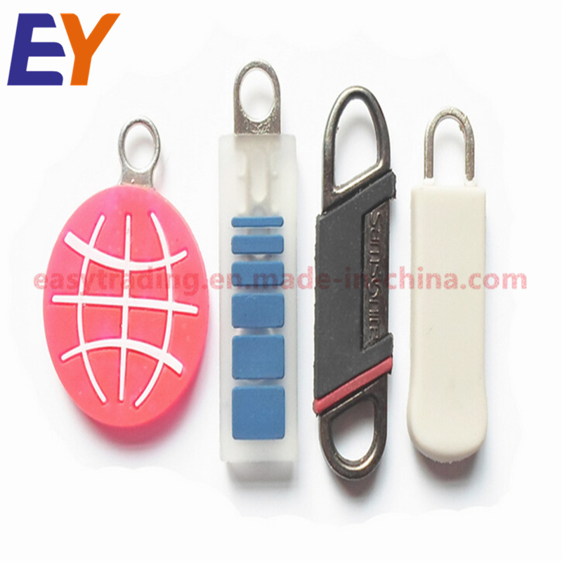 PVC Zipper Puller Custom Metal Zipper Pulls for Garments