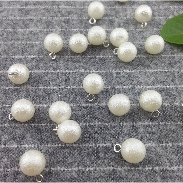 Wholesale Half Round ABS Pearl Button Shank Button