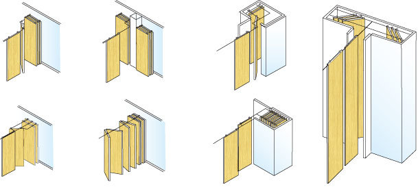 Assembly Component and Accessories of Movable Partition Walls