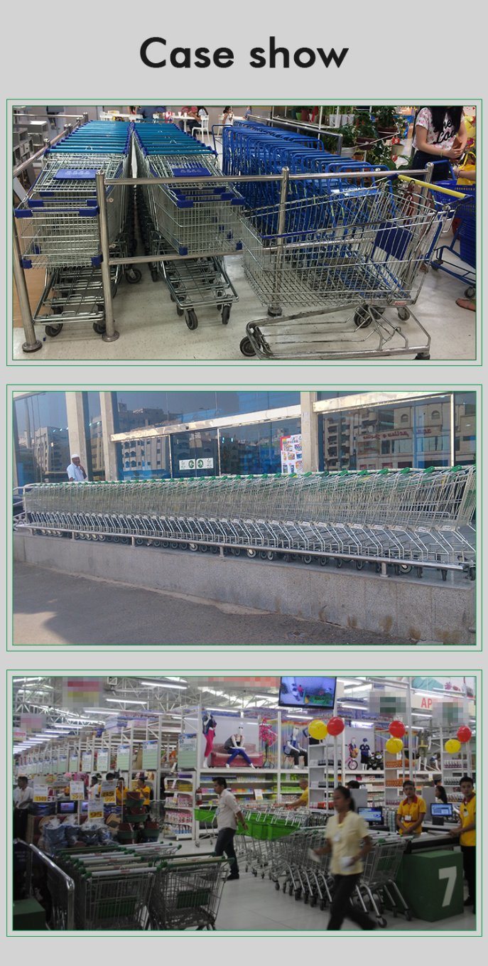 Heavy Duty Supermarket Shopping Cart Trolley Caster