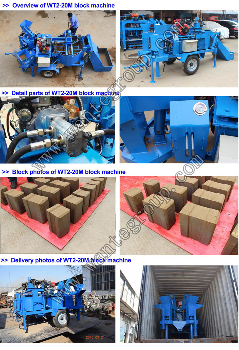 Semi-Automatic Interlock Brick/Concrete Brick M Machine Price