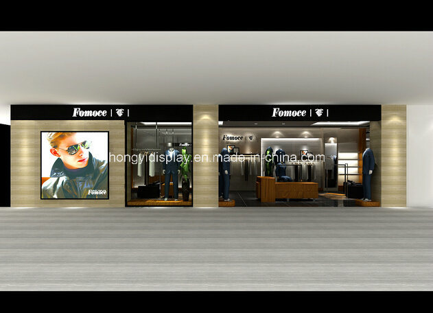 Customize High End Menswear Diplay Fixtures for Luxury Retail Store