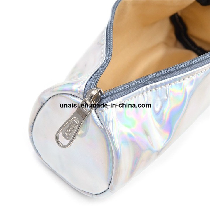 Hologram Laser PU Leather Pen Toiletry Makeup Cosmetic Bag