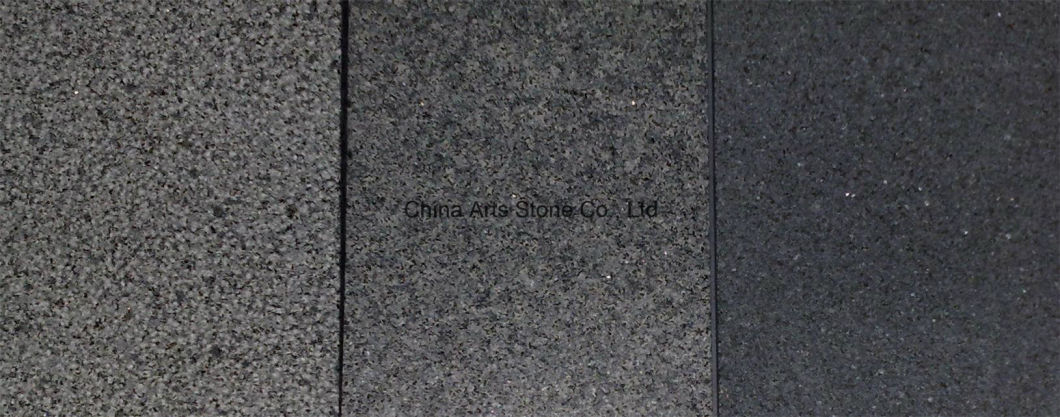 Nature Surface Black Granite Coping for Fence Wall