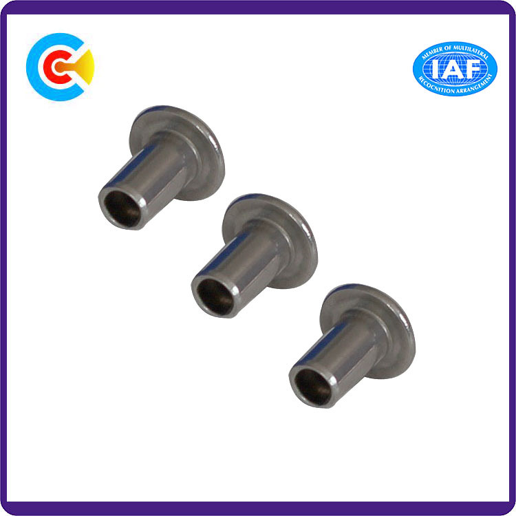 Carbon Steel Non-Standard Mushroom Head Semi-Tubular Rivet/Screw Binding Post Screw