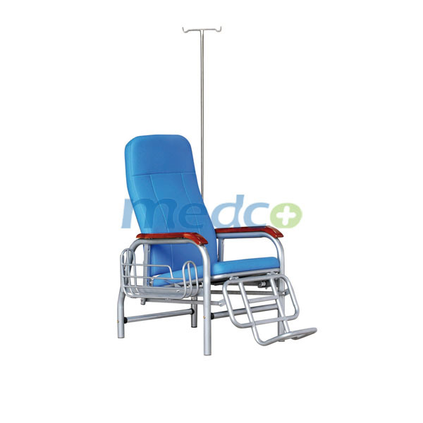 Medical Drip Infusion Chair One Seater, Hospital Adjustable Transfusion Chair