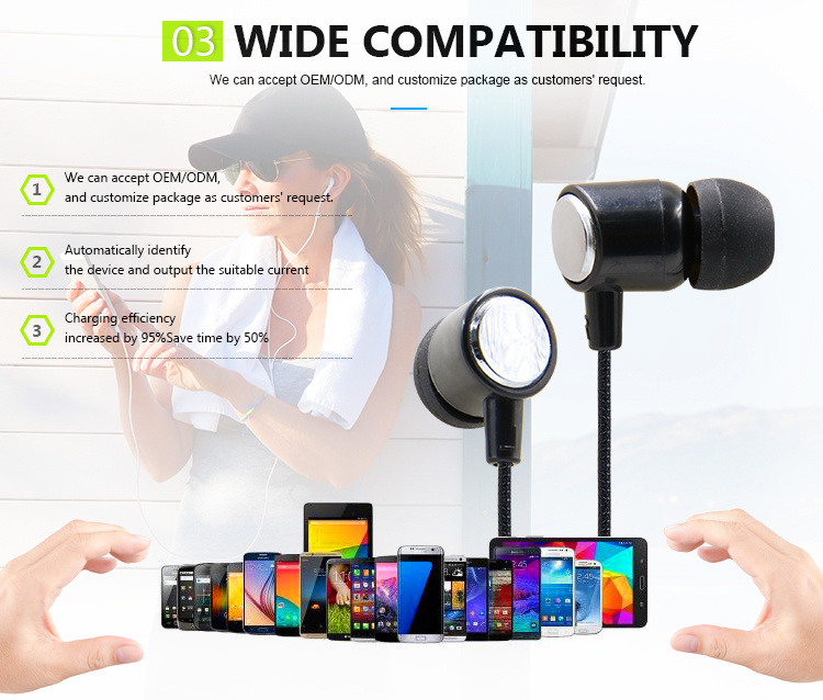 Latest Fashion Unique Stereo Earphone with Microphone