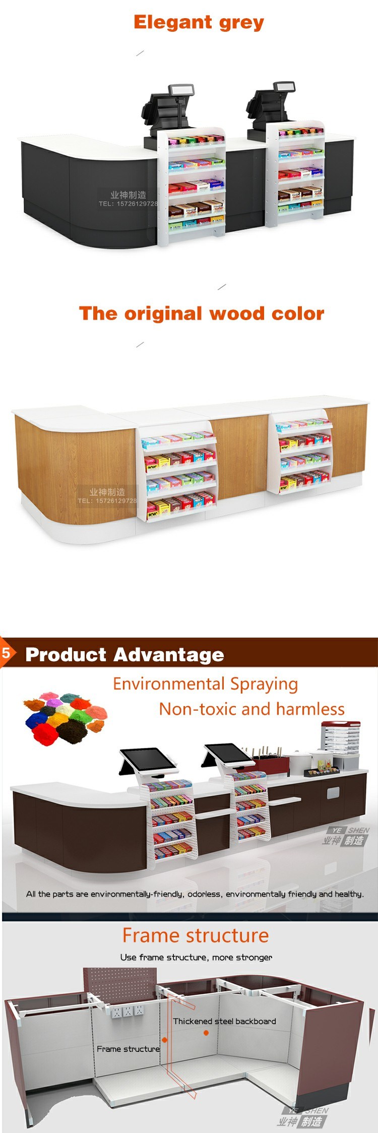 Supermarket Counter, Money Counter, Cashier Counter with Reasonable Price