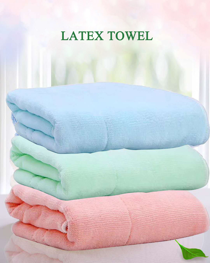 Manufacturer Thick Cotton Natural Latex Face Towel