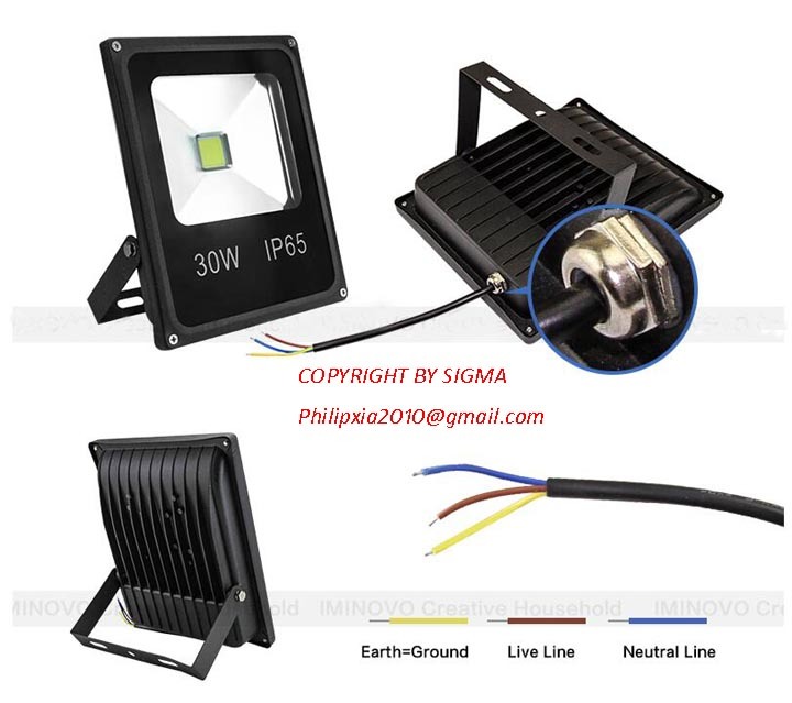 Sigma 20W 30W 50W 100W 150W IP65 Waterproof SMD COB Lamps Light 12V 24V 110V 127V 220V Flood LED Bulbs