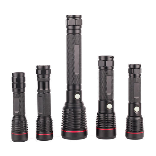 6W Aluminum LED Flashlight (11-1S1802 18650)