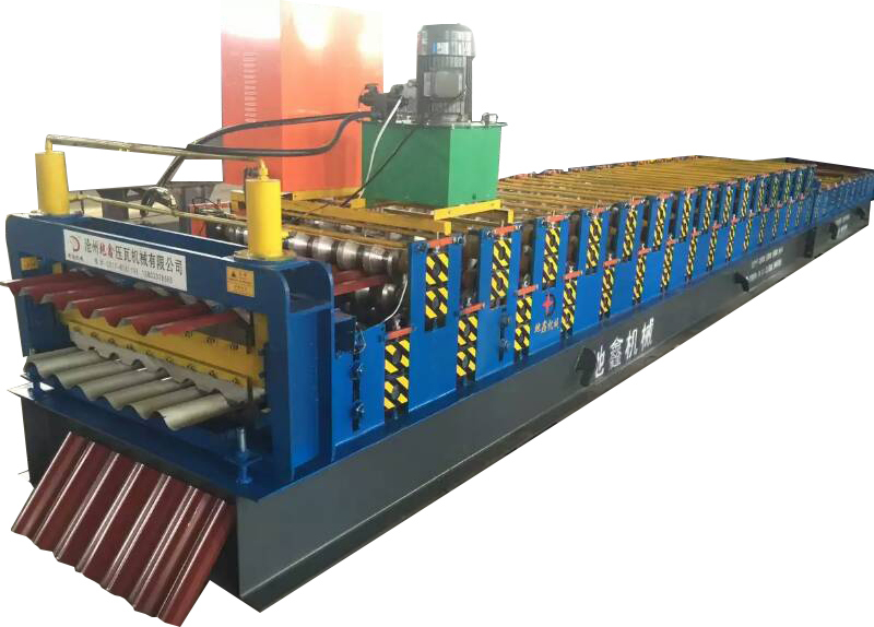 High Efficient and Safe Metal Roof Panel Roll Forming Machine