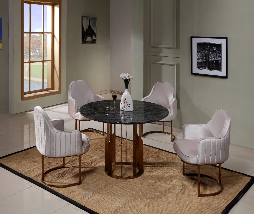 Morden Dining Room Round Dining Table Sets with Chairs