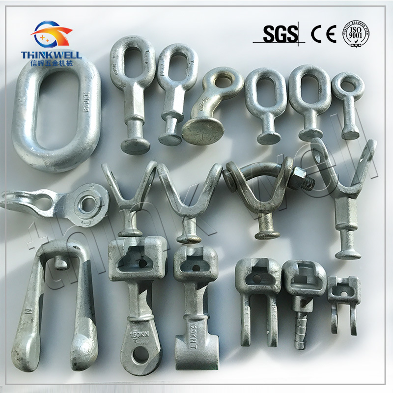 Forged Steel Galvanized Socket Clevis for Pole Line Hardware