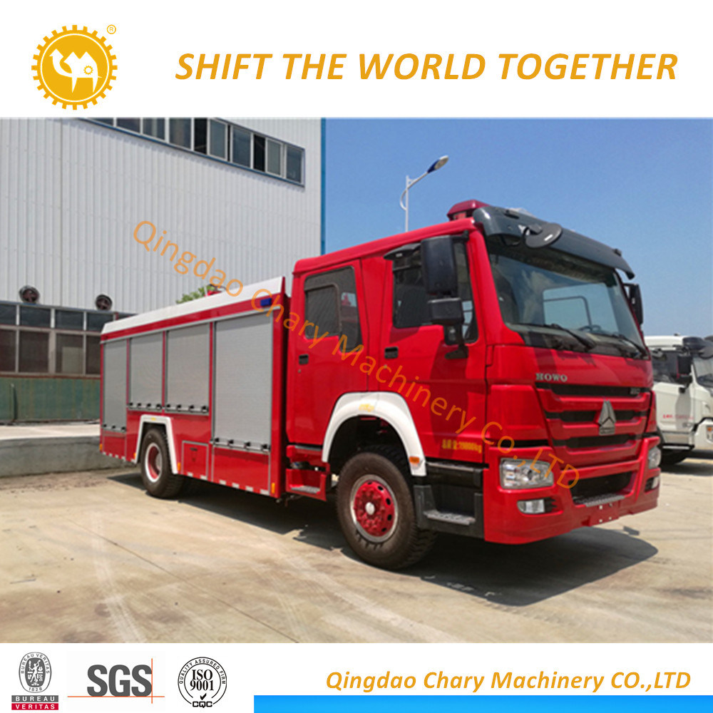 Sinotruk HOWO 4X2 336HP Water and Foam Fire Fighting Truck