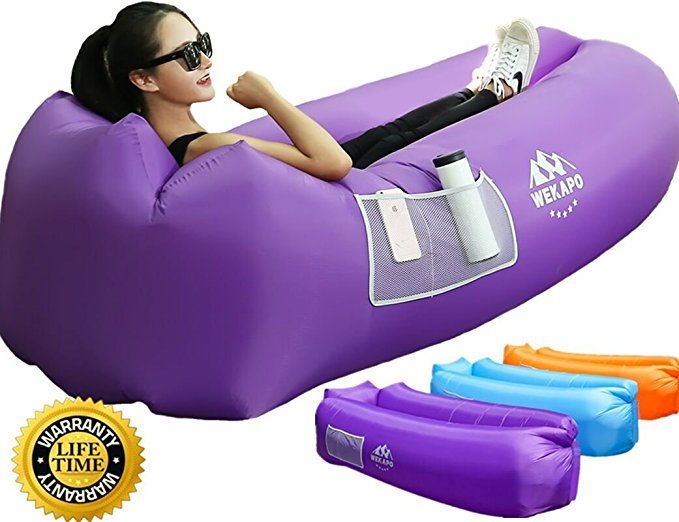 Custom Outdoor Air Sofa Inflatable Loungers Inflatable Sofa with Pillow