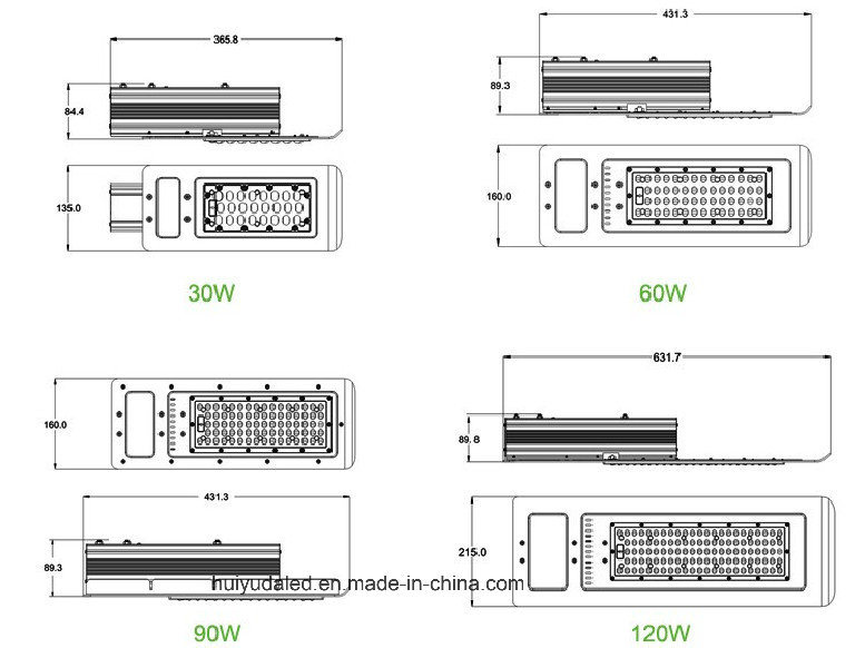 30W 60W LED Street Light 100W 120W 150W LED Street Light Manufacturers LED Street Light Price List