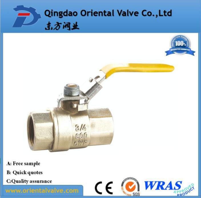 BSPT/NPT Thread Type Brass Ball Valve with Chrome Plated